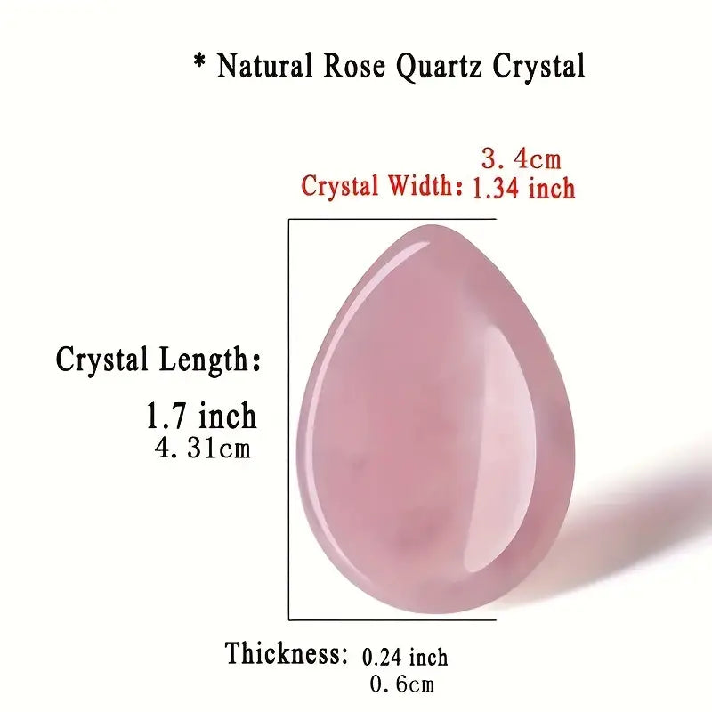 Rose Quartz Worry Stone
