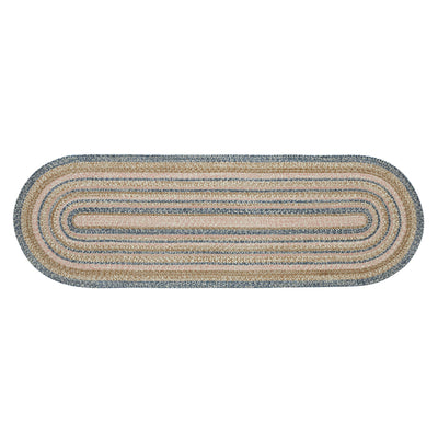 Casual Jute Runner with Rug Pad