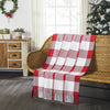 Red Check Throw Blanket