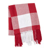 Red Check Throw Blanket