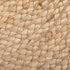 Natural Jute Oval Rug with Rug Pad