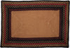 Welcome To Our Cabin Jute Rug with Rug Pad