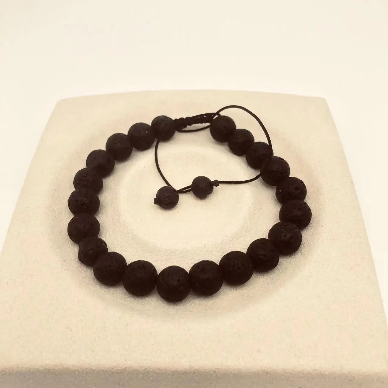 Black Lava Adjustable Bracelet