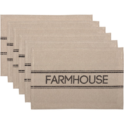 Farmhouse Placemats - Set of 6
