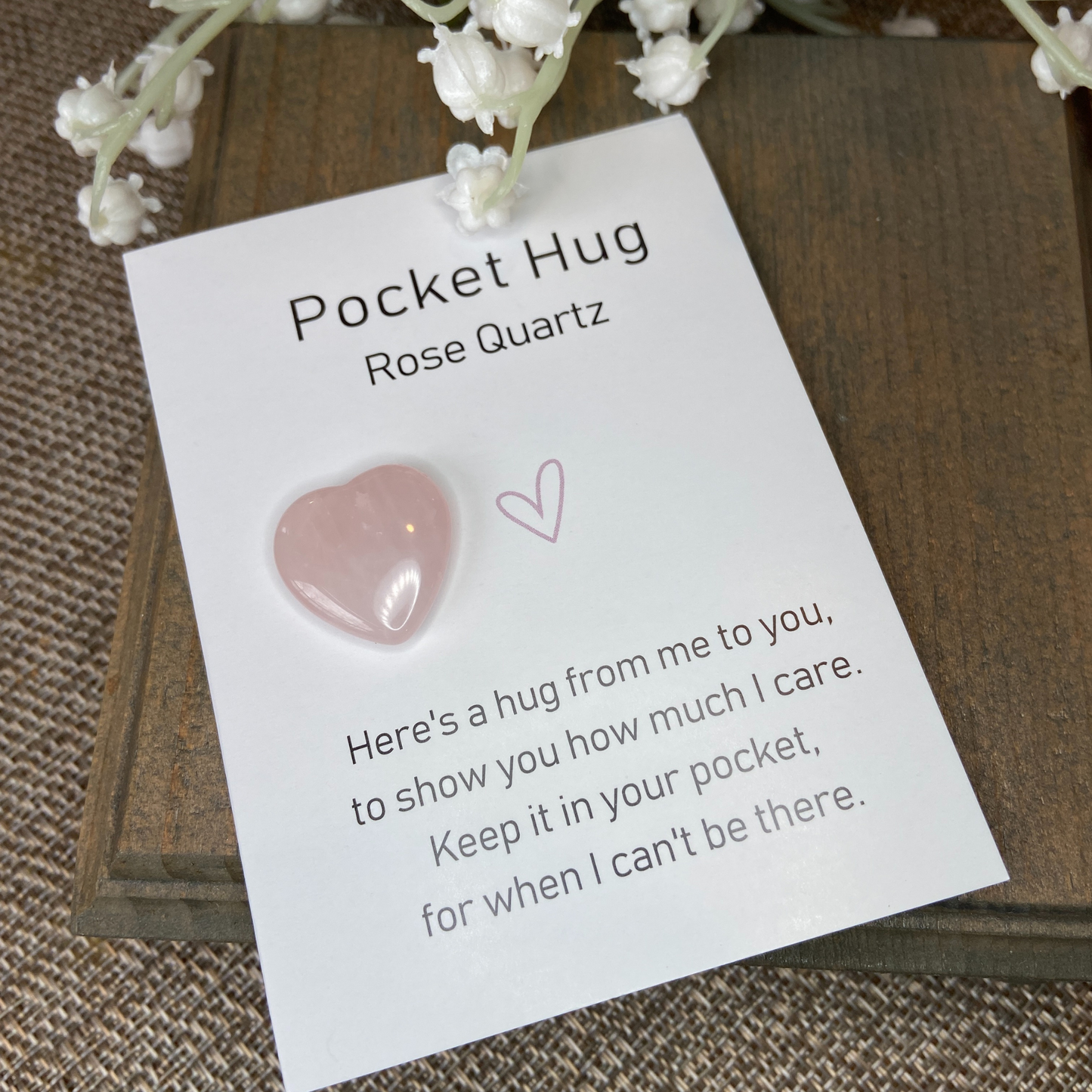 Rose Quartz Pocket Hug