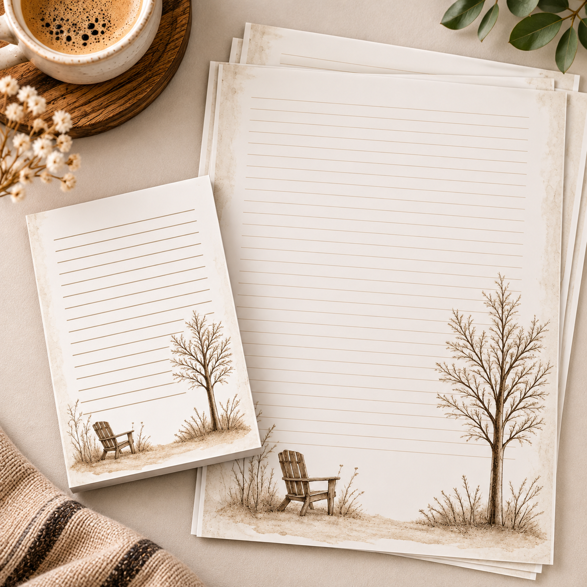 Quiet Reflection 4x6 Notepad