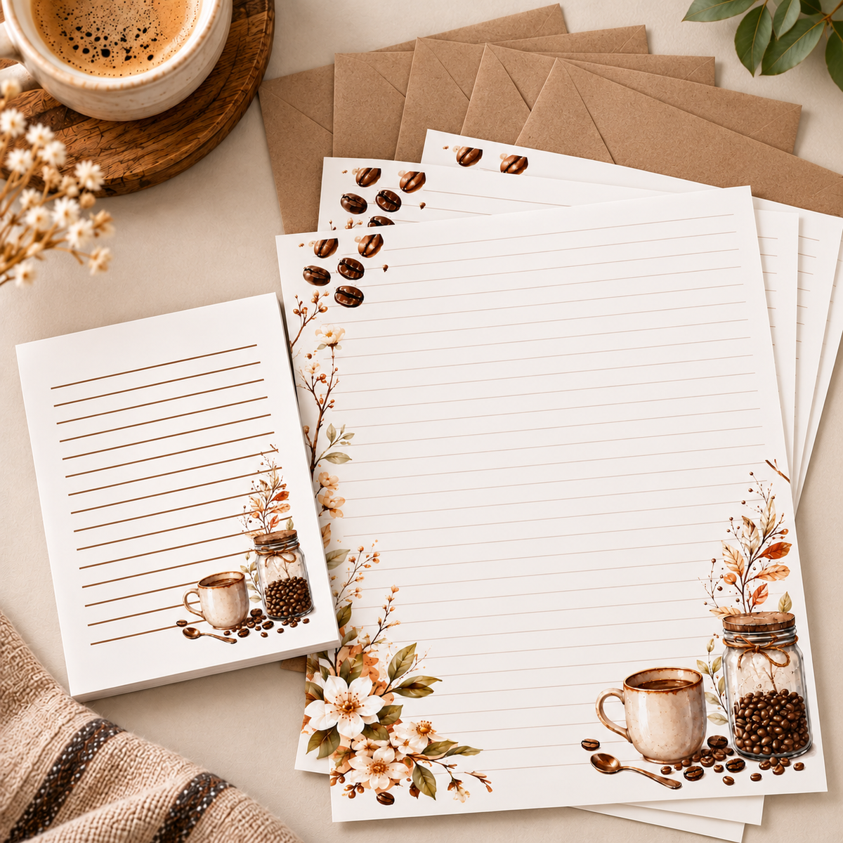 Letters & Lattes 4x6 Notepad