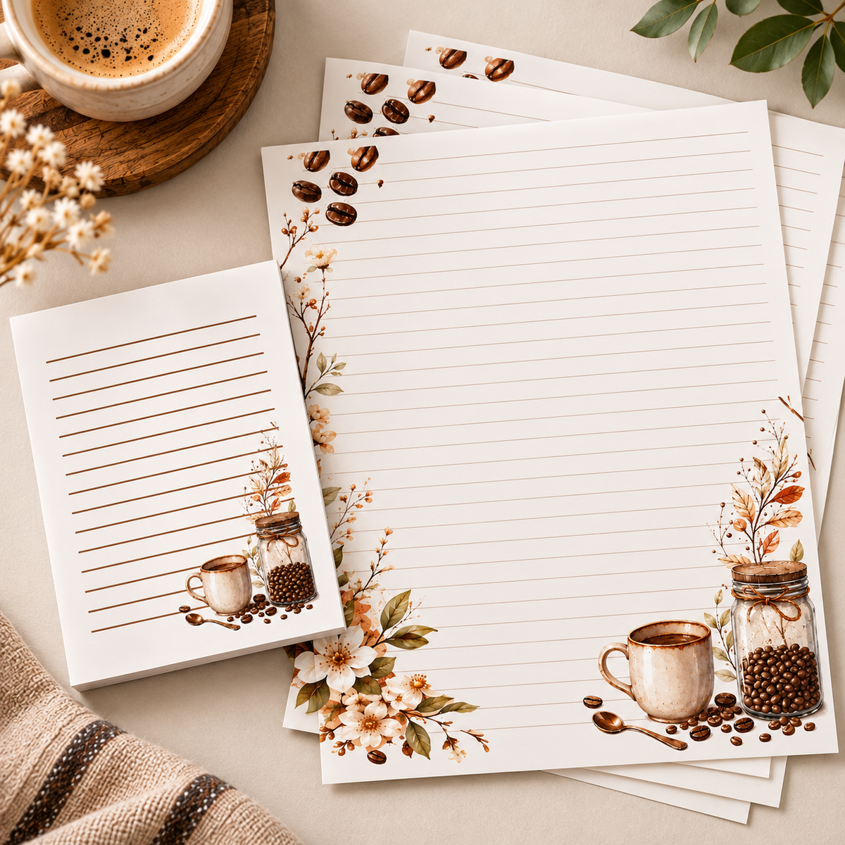 Letters & Lattes 4x6 Notepad