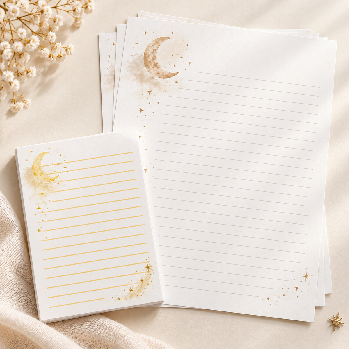 Moonlit Pages 4x6 Notepad