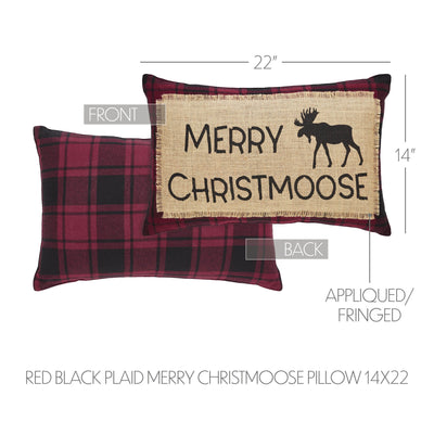 Merry Christmoose Pillow 14 x 22