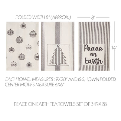 Peace on Earth Tea Towel Set