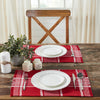Red Plaid Placemat Set