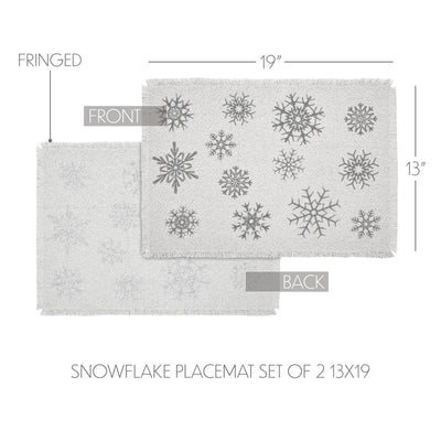 Snowflake Placemat Set
