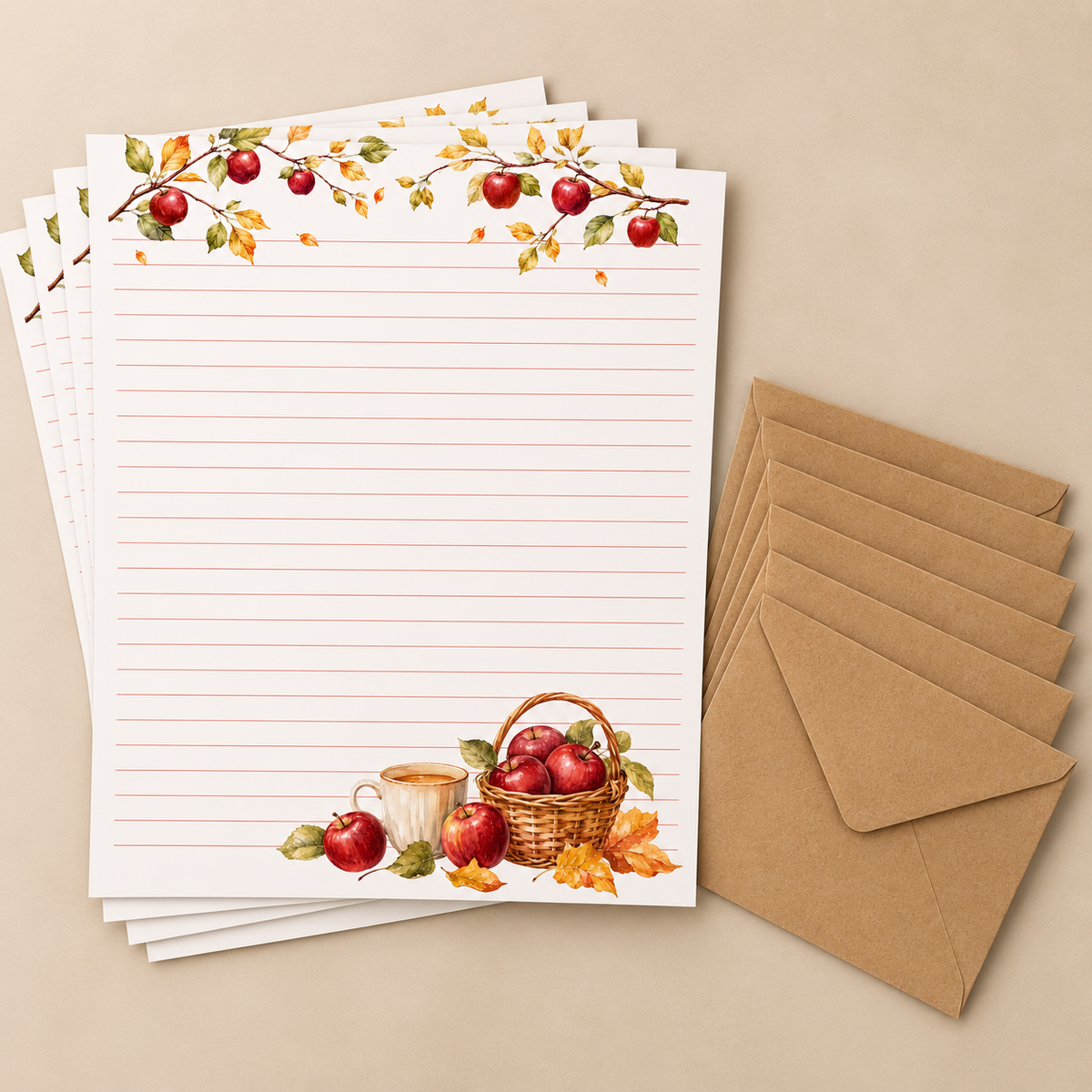 Orchard Days Stationery Set