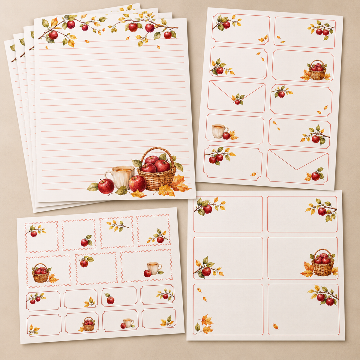 Orchard Days Stationery Set