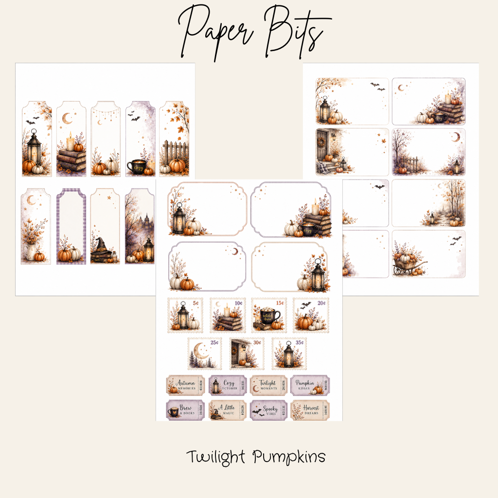 Twilight Pumpkins Stationery Set