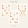 Sip & Bloom Paper Bits