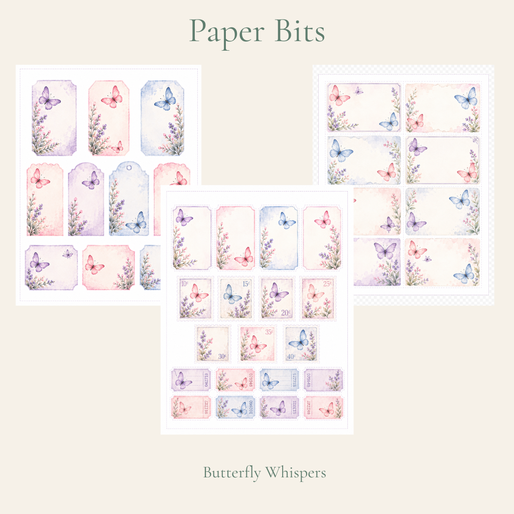 Butterfly Whispers Stationery Set