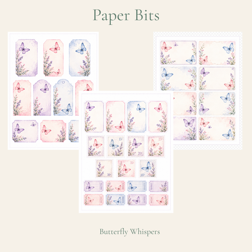 Butterfly Whispers Stationery Set