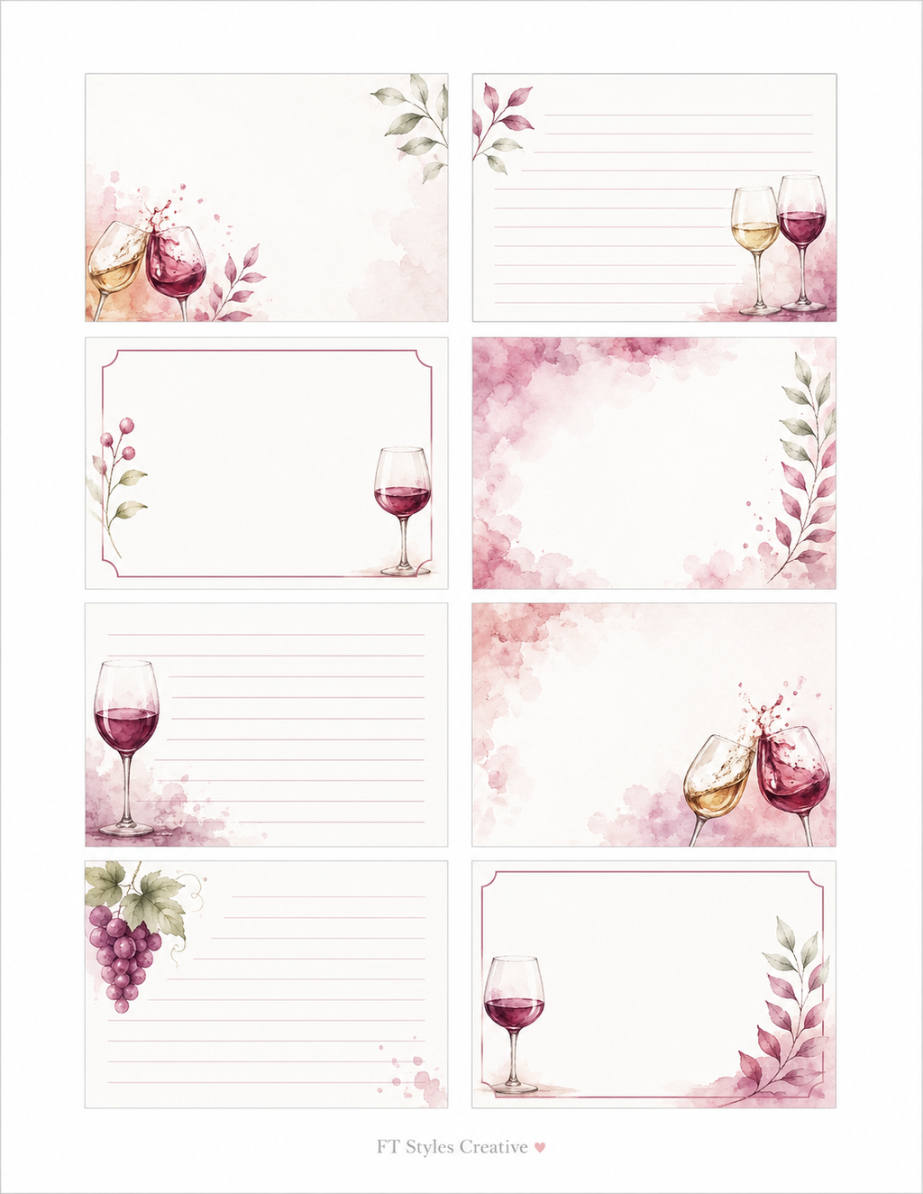 Uncork & Unwind Paper Bits
