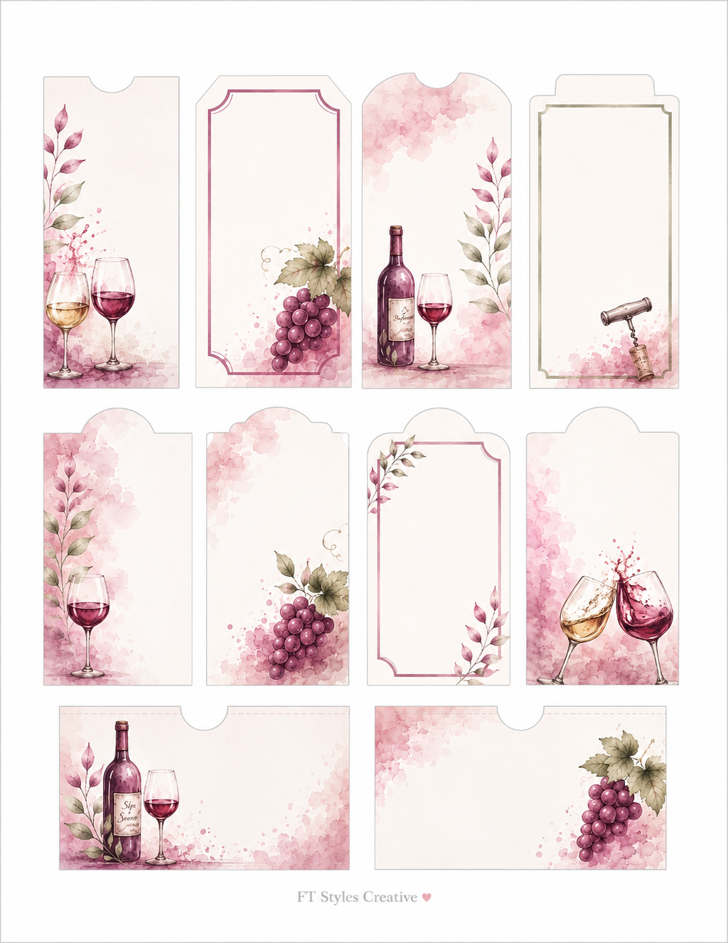 Uncork & Unwind Paper Bits
