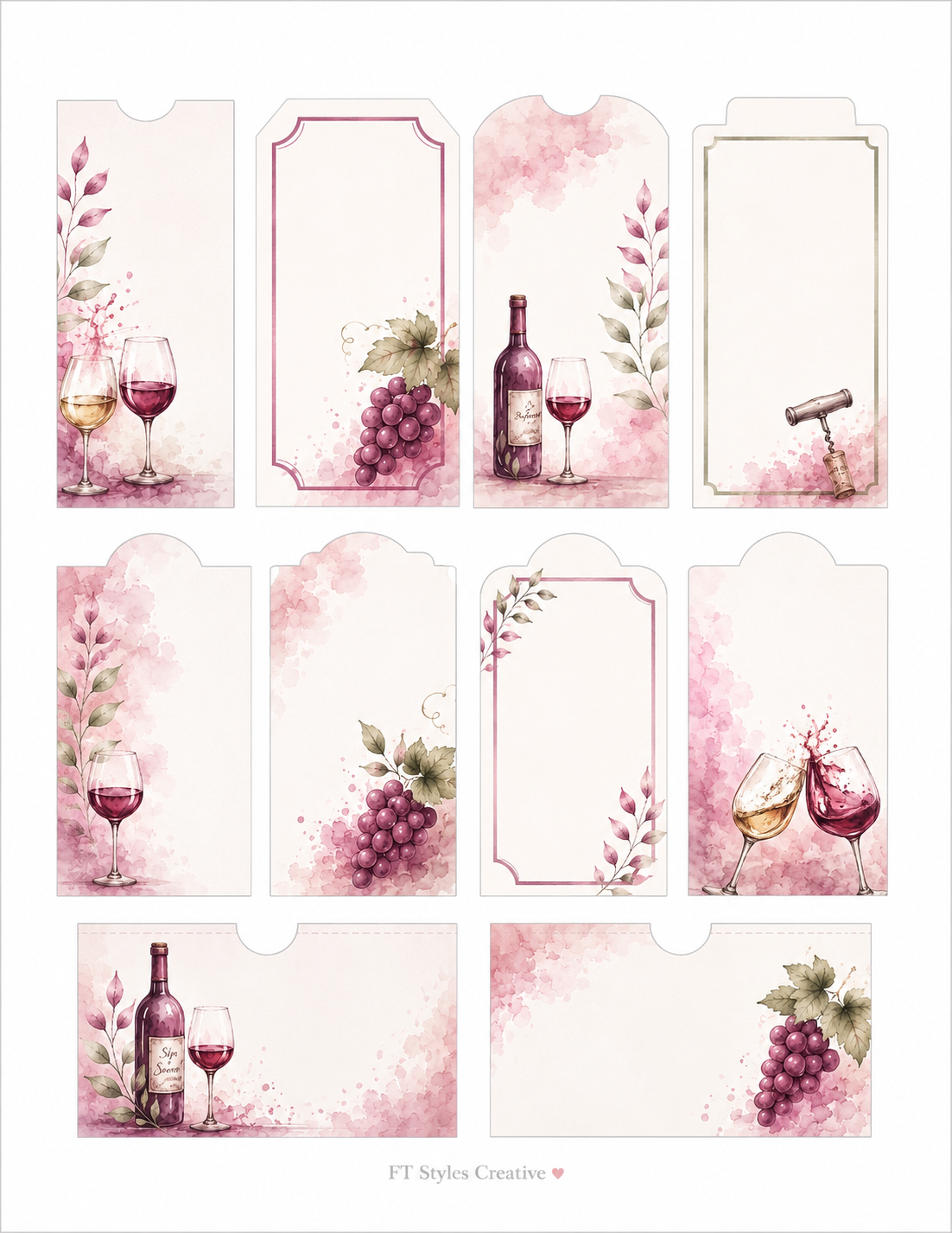 Uncork & Unwind Paper Bits