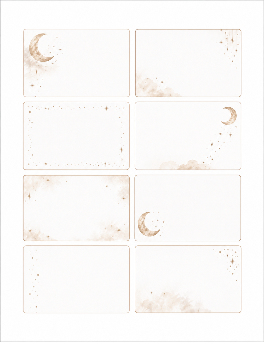 Moonlit Pages Paper Bits