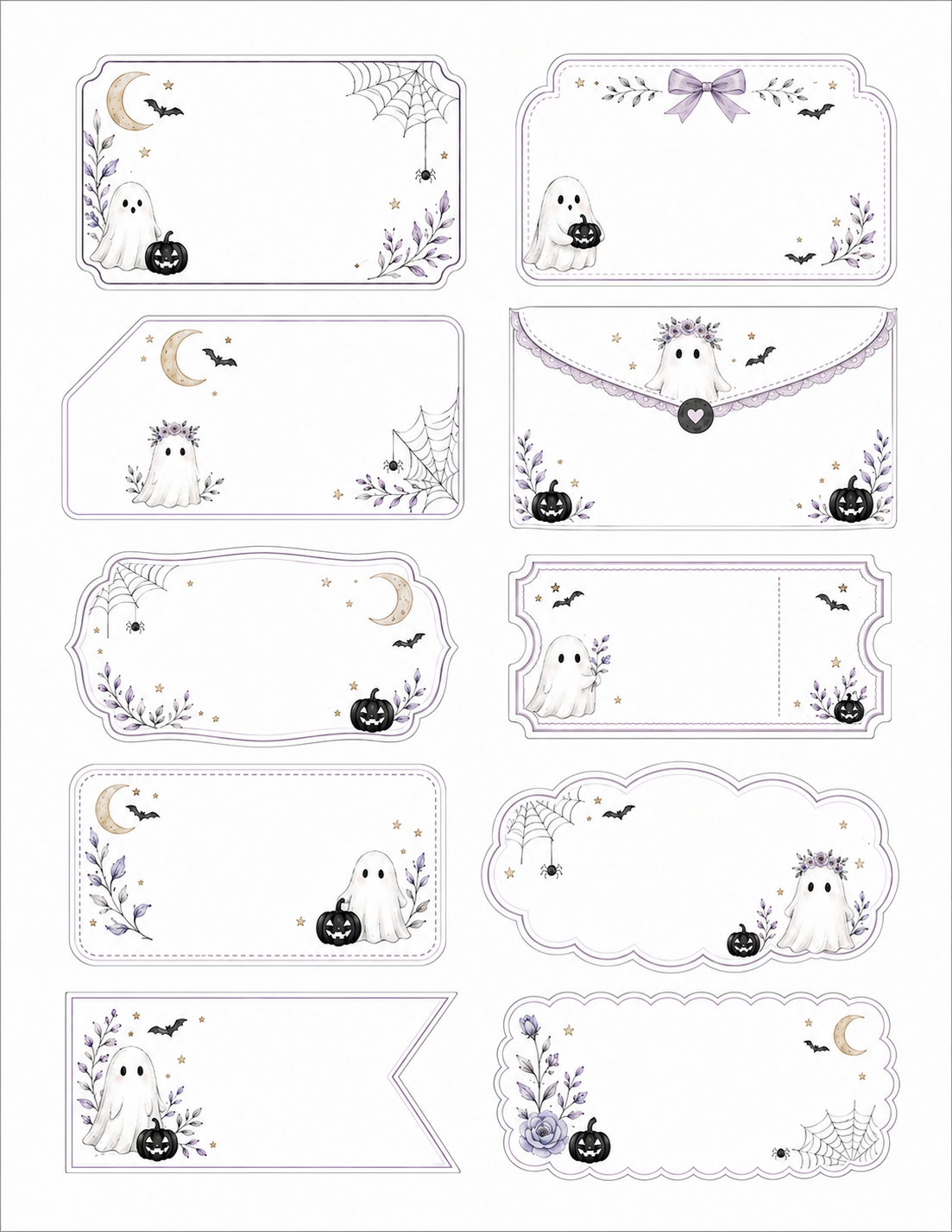 Moonlit Mischief Paper Bits