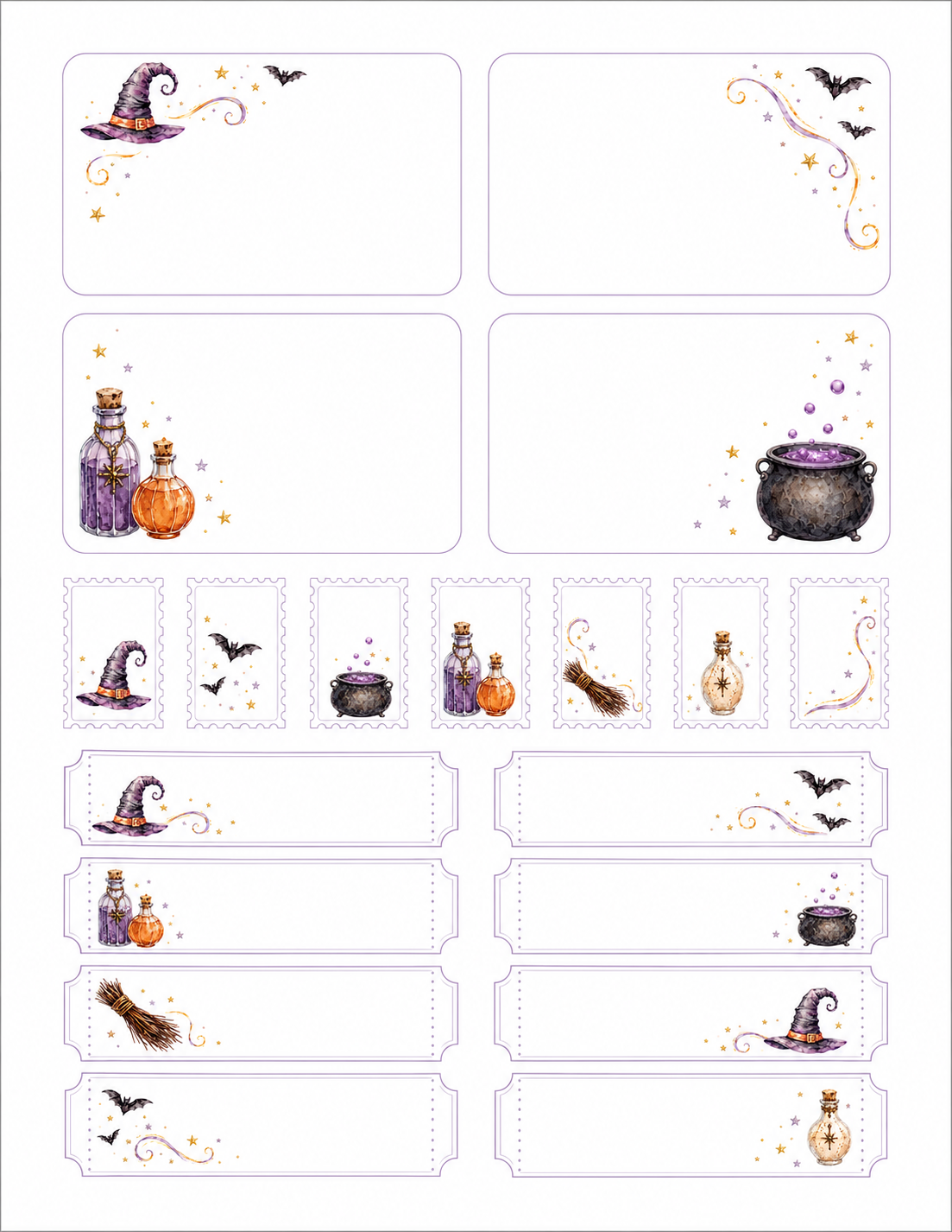 Witching Hour Paper Bits Set