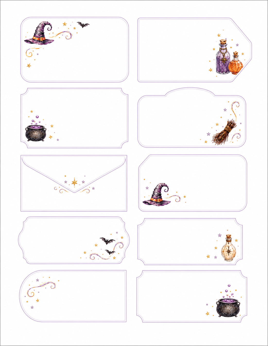 Witching Hour Paper Bits Set