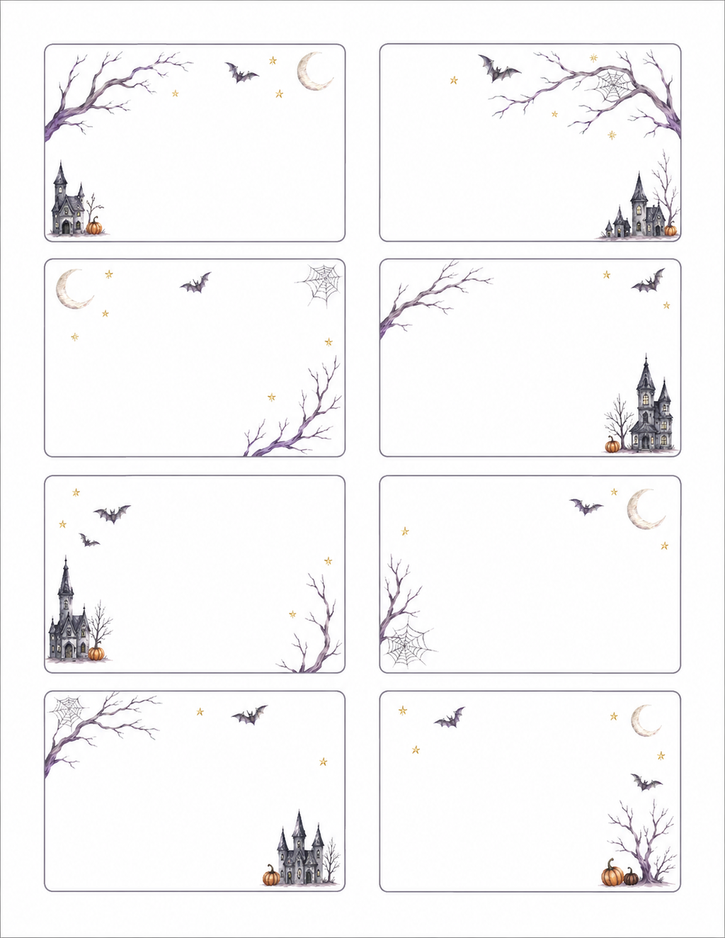 Haunted Hollow Paper Bits Set