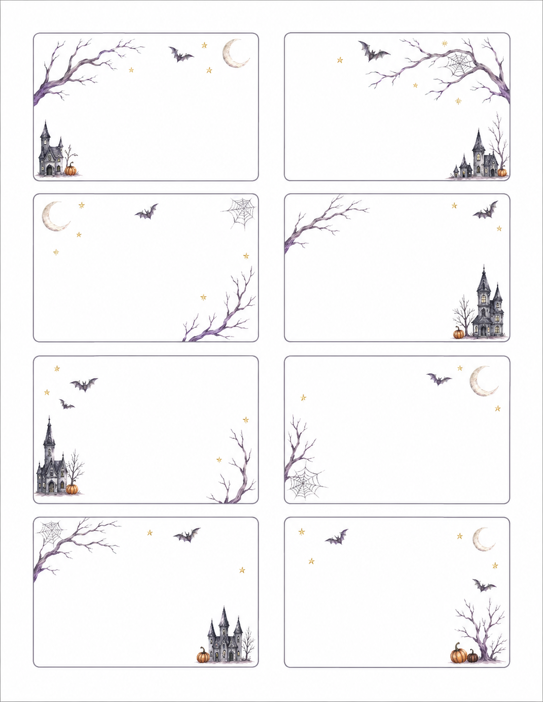 Haunted Hollow Paper Bits Set