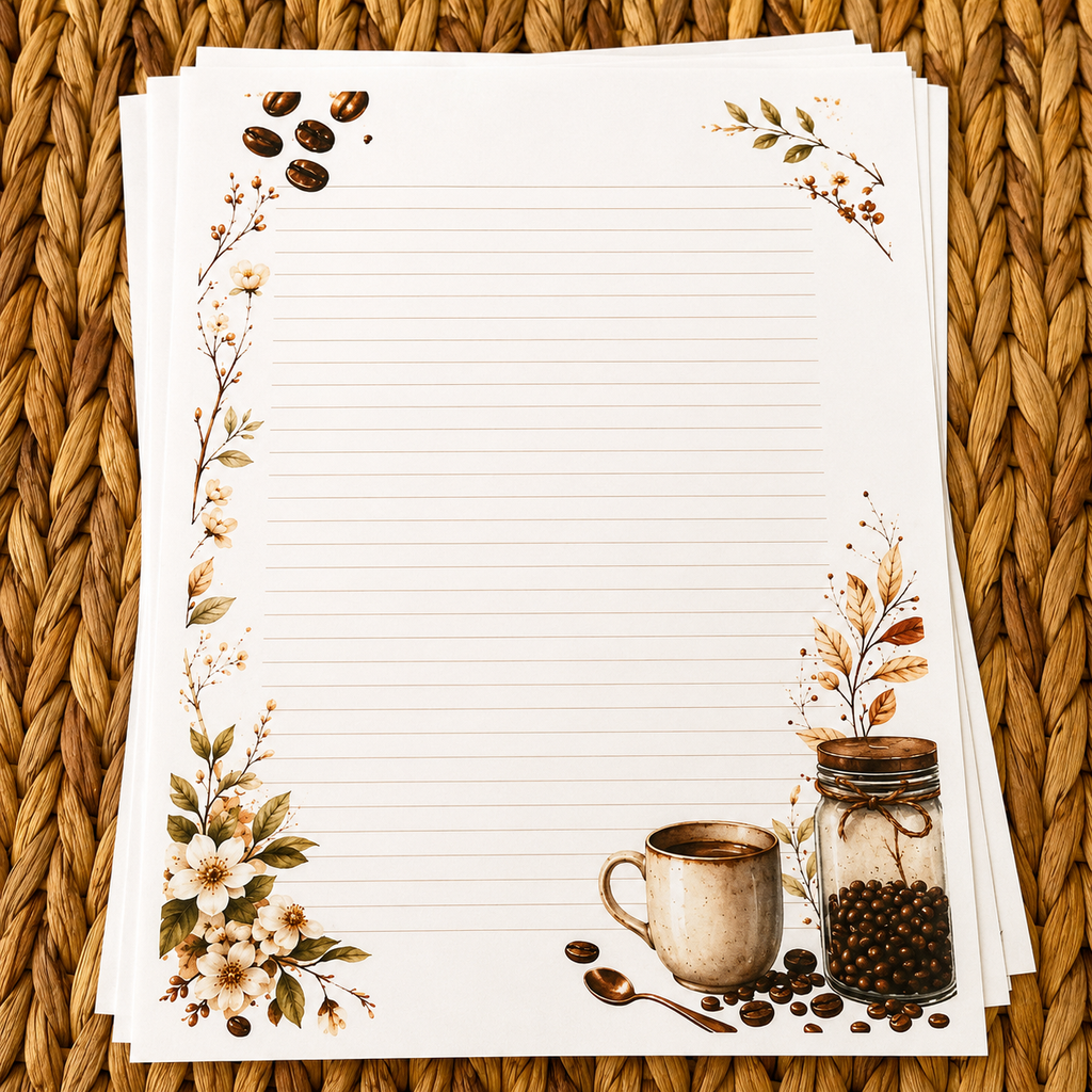 Letters & Lattes Simple Set
