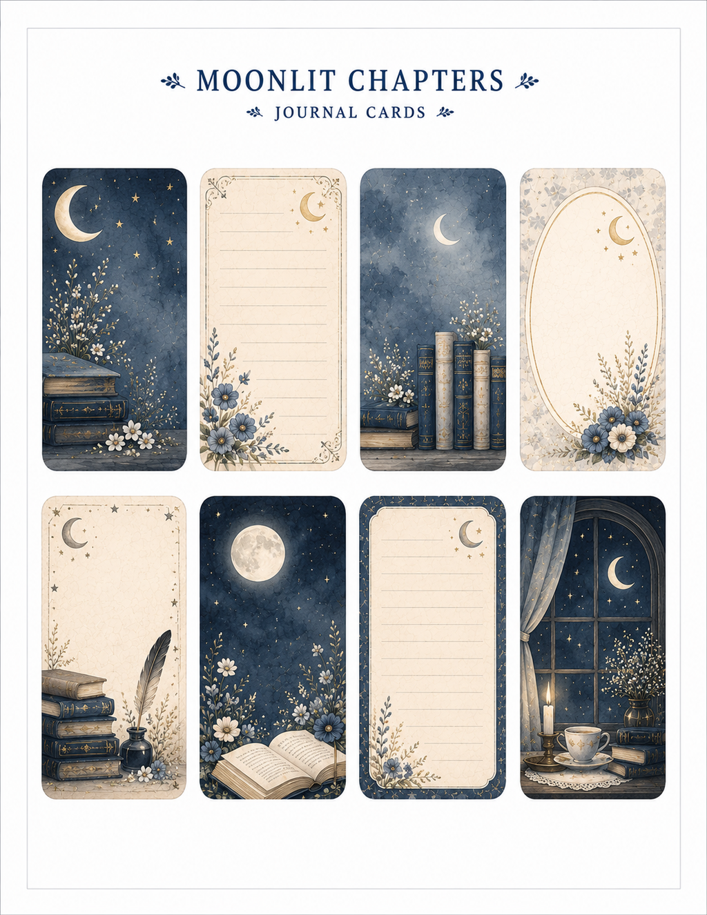 Moonlit Chapters Paper Bits