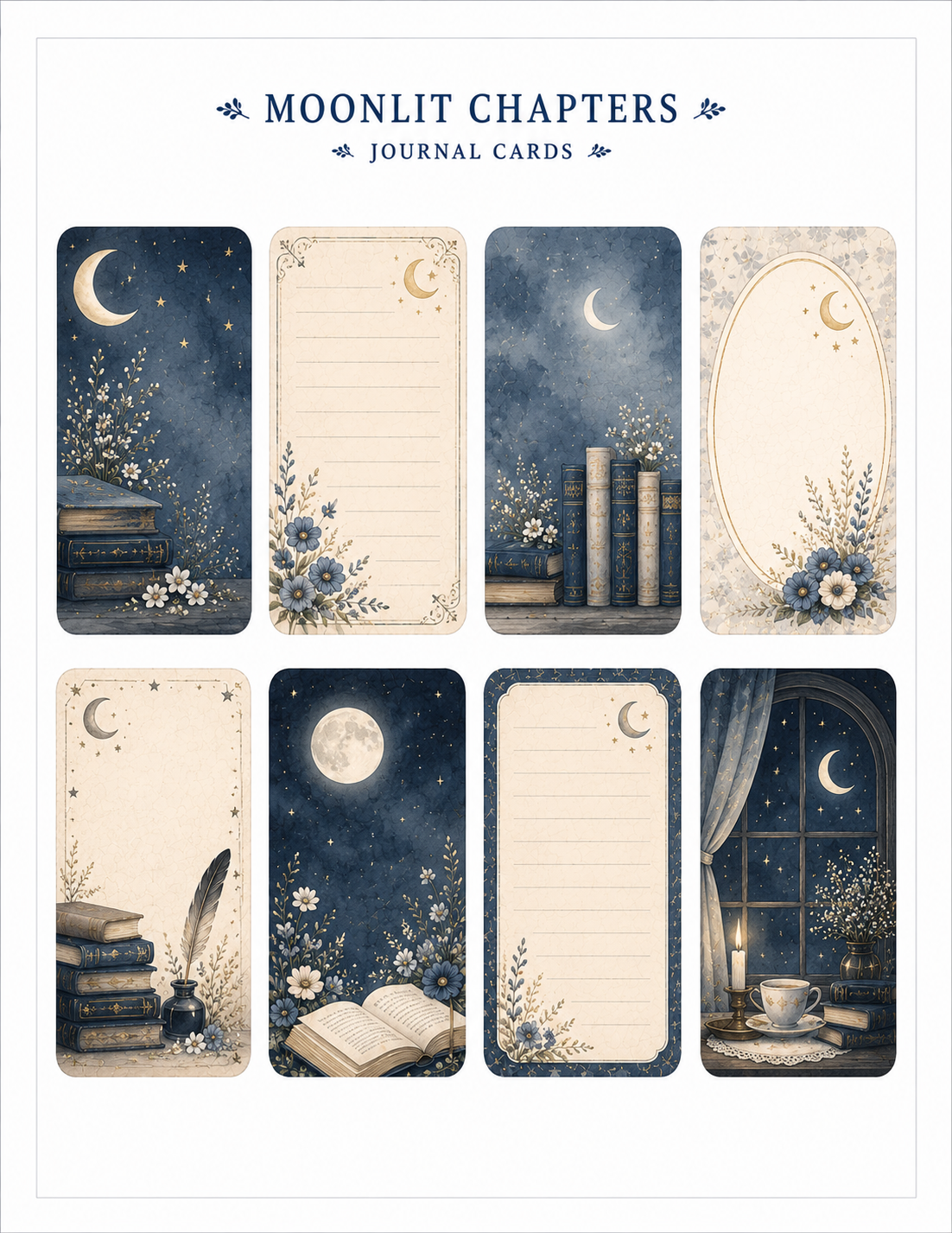 Moonlit Chapters Paper Bits