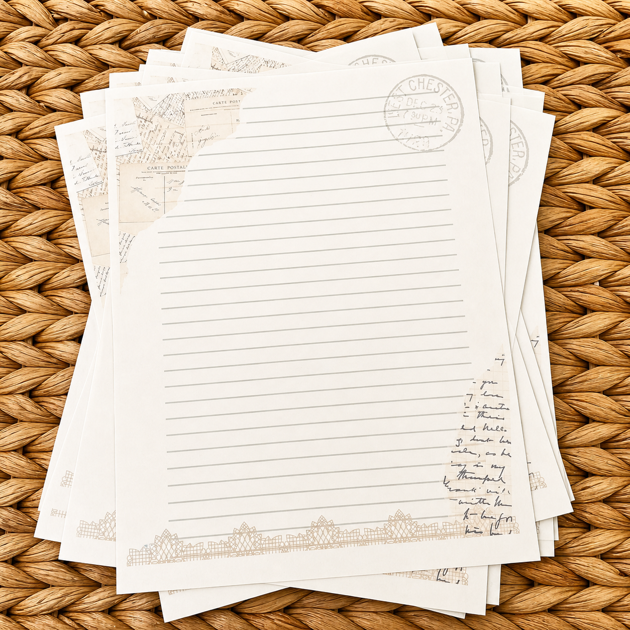 Letters & Lace Simple Set