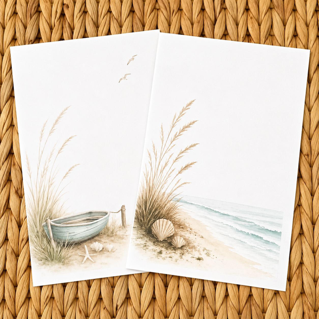 Coastal Calm Stationery Kit