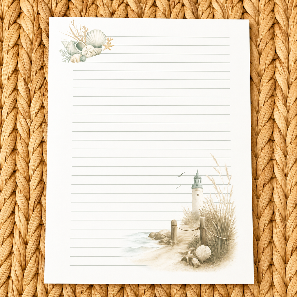 Coastal Calm Stationery Kit