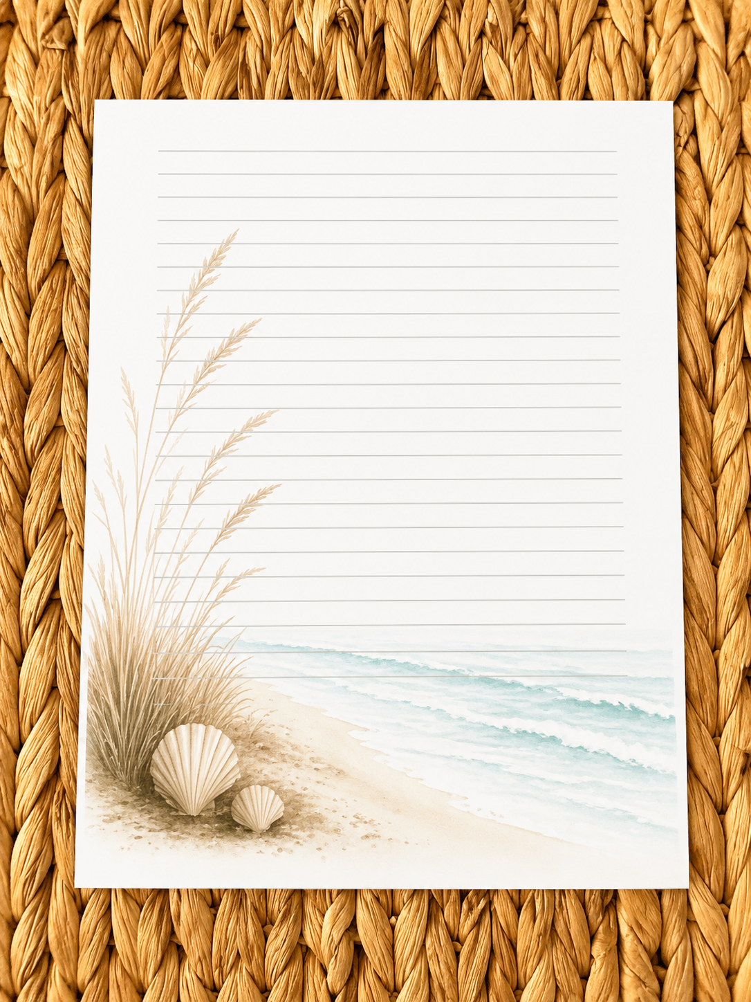 Coastal Calm Stationery Kit