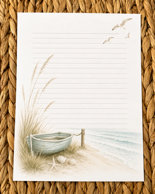 Coastal Calm Stationery Kit