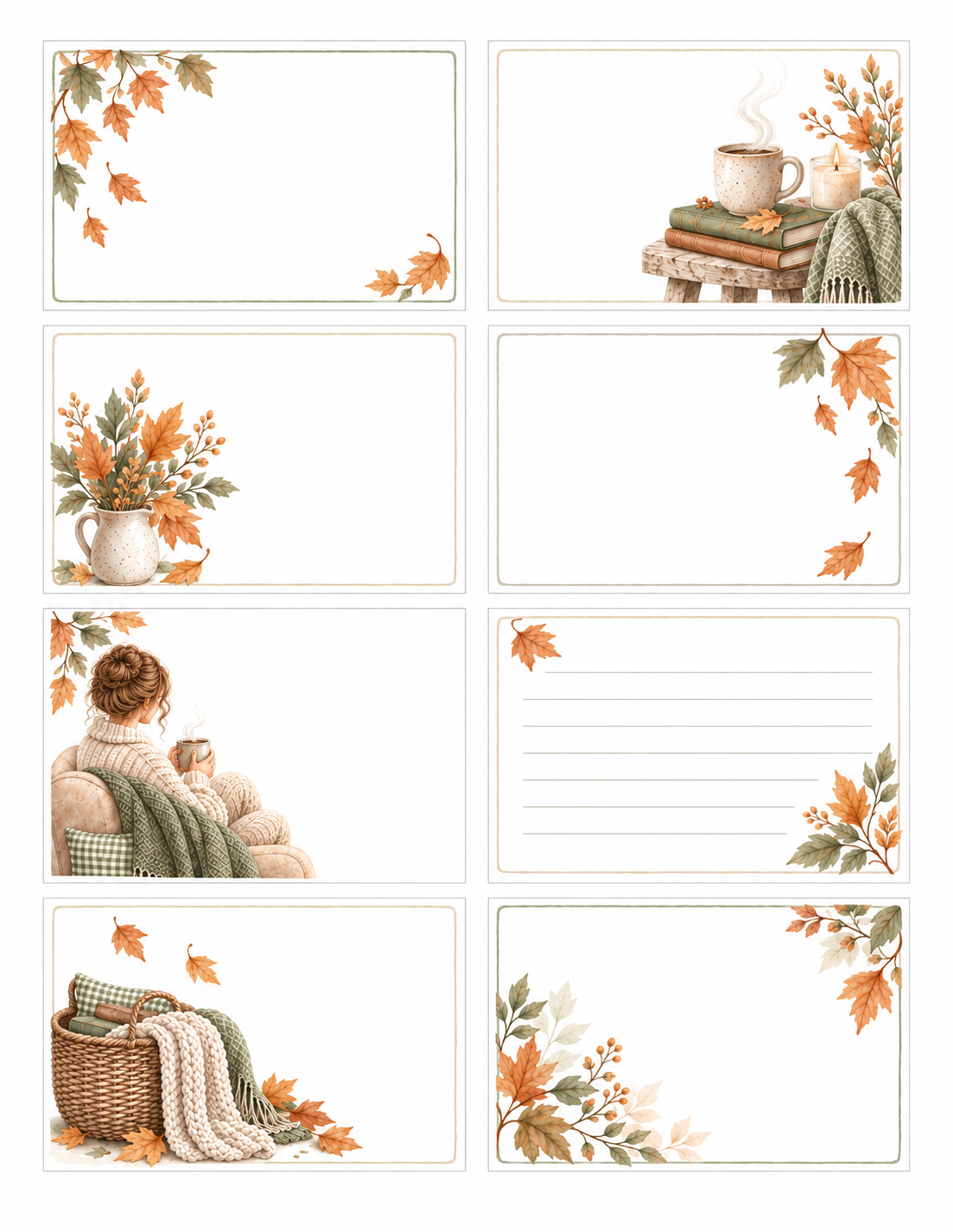 Autumn Stillness Paper Bits Set