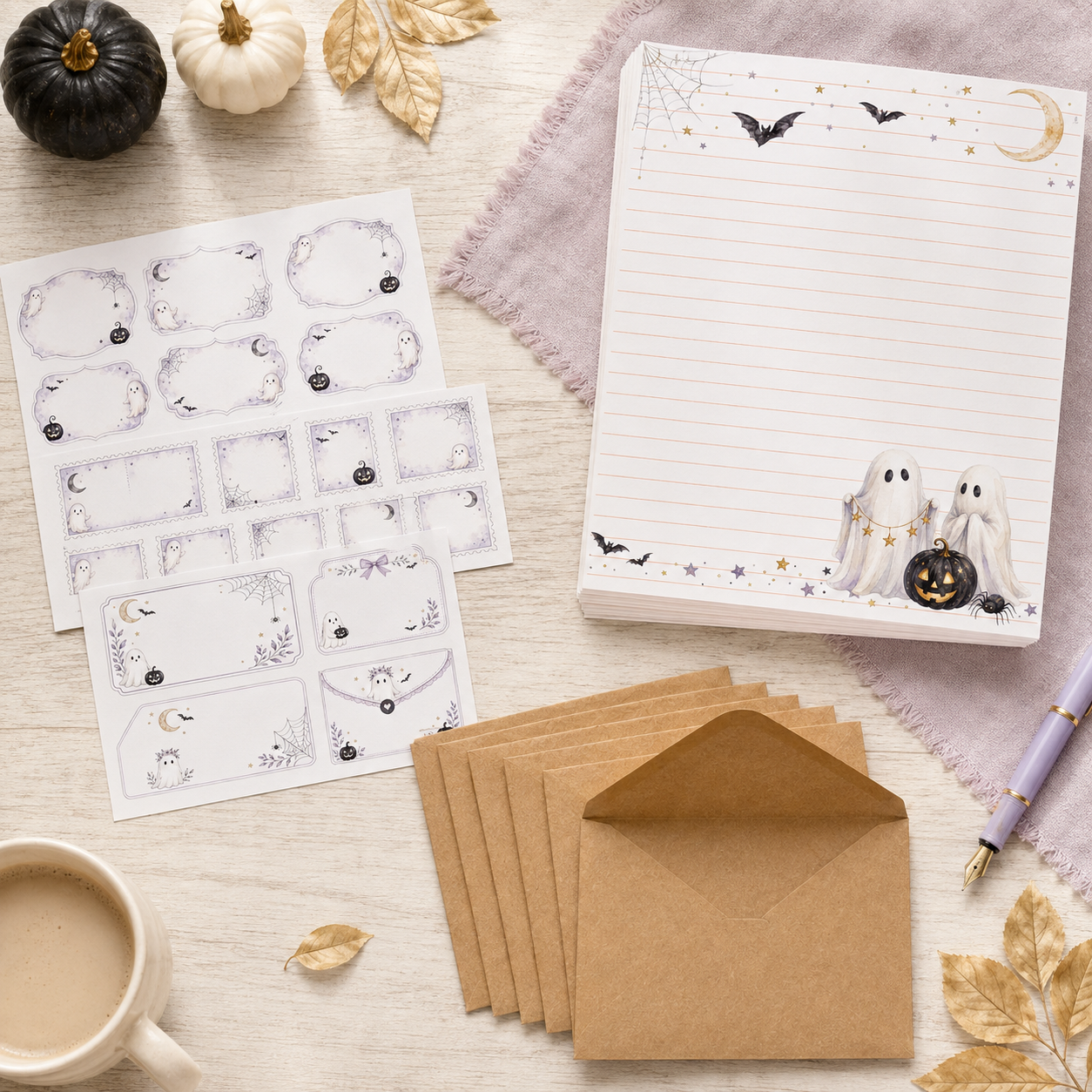Moonlit Mischief Stationery Set