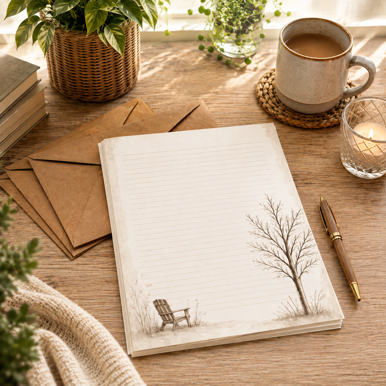 Quiet Reflection Stationery Set