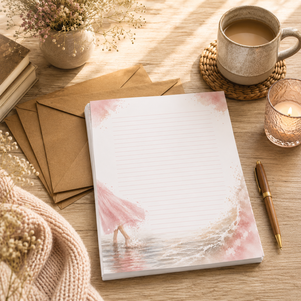 Blush Tides Stationery Set