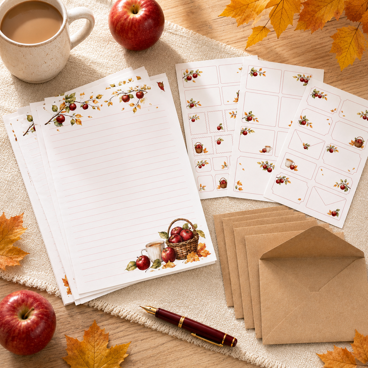 Orchard Days Stationery Set