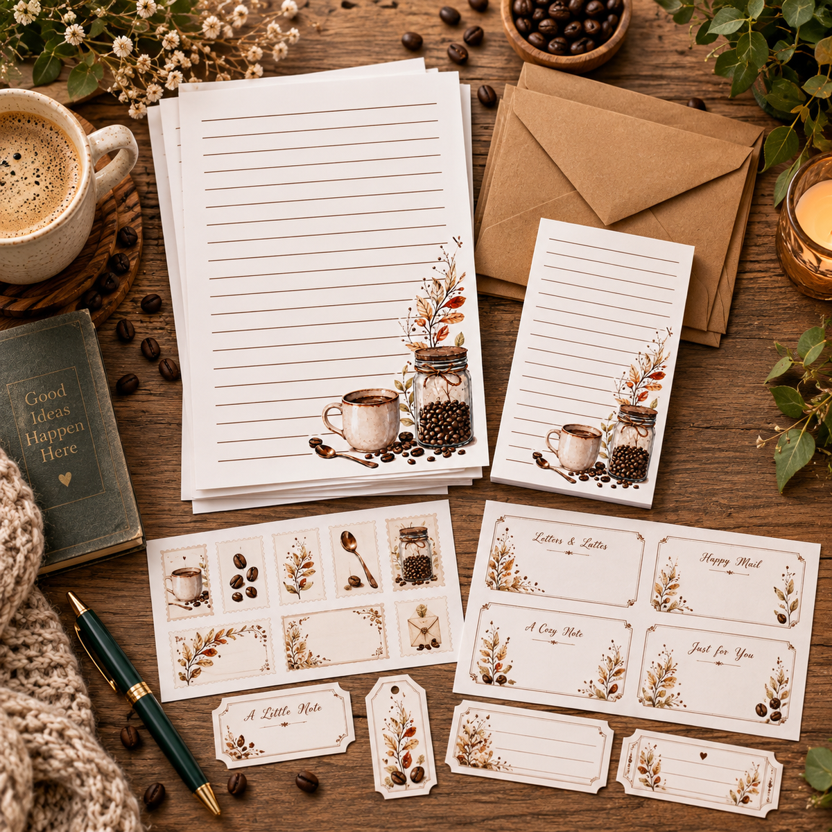 Letters & Lates 4x6 Notepad