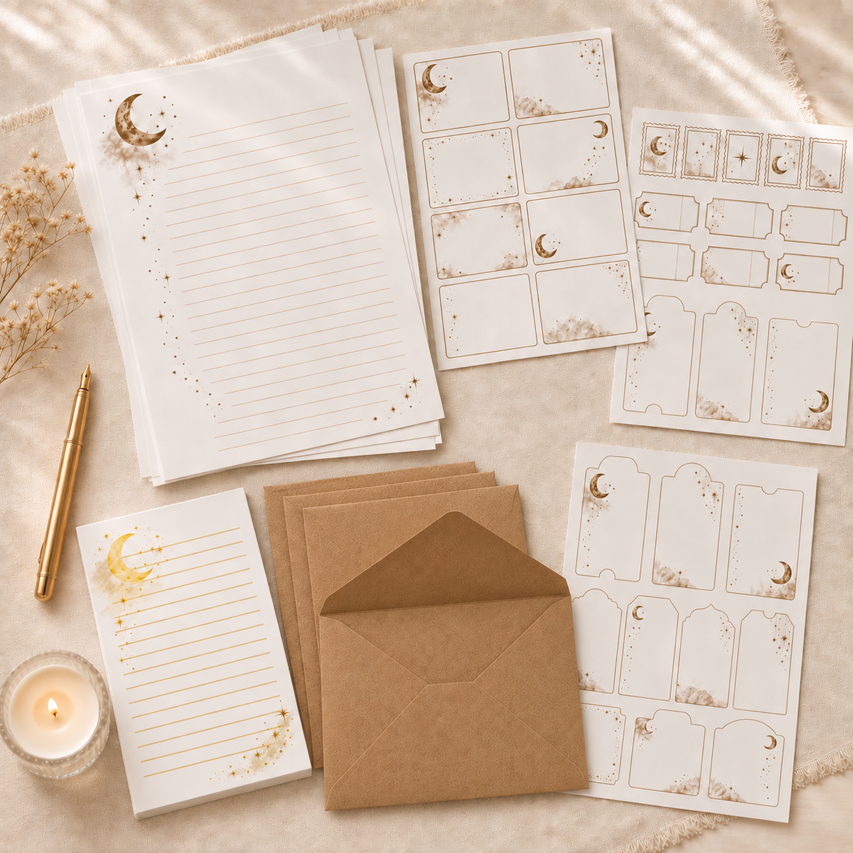 Moonlit Pages 4x6 Notepad