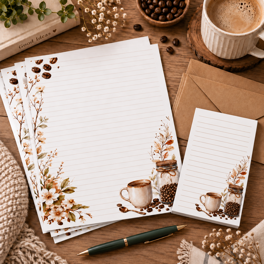 Letters & Lates 4x6 Notepad