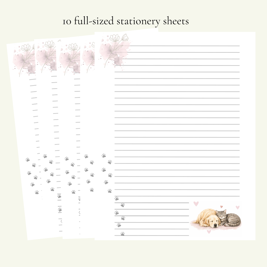 Cozy Companions Stationery Set