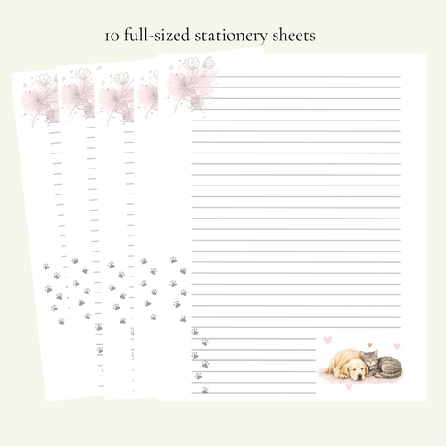 Cozy Companions Stationery Set